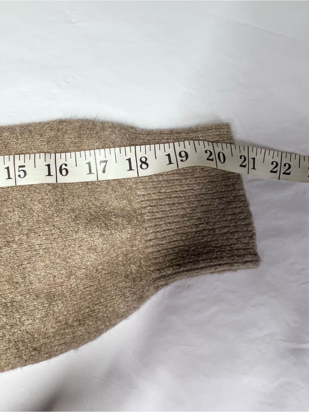 Everlane Heather Taupe The Cocoon Cardigan Plush Cotton Wool Alpaca Blend M NWT - Picture 13 of 16